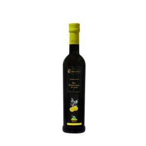 Olio extravergine d'oliva Aromatizzato al limone formato bottiglia 500ml