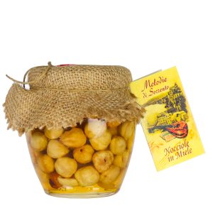 Hazelnuts in honey