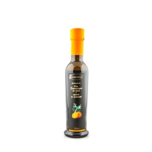 Extra virgin olive oil flavoured with Sorrento oranges - bottle format