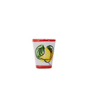 "Limoni" glass - hand painted ceramic