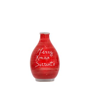 Red jar "Merry Xmas" with extra virgin olive oil - classic size 200 ml