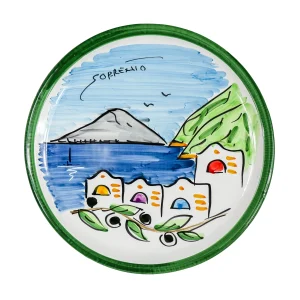 piatto pranzo ceramica sorrento hand painted ceramic dinner plate sorrento